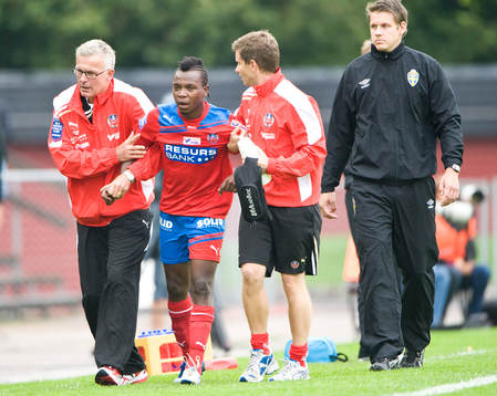May Mahlangu, skada, Helsingborg