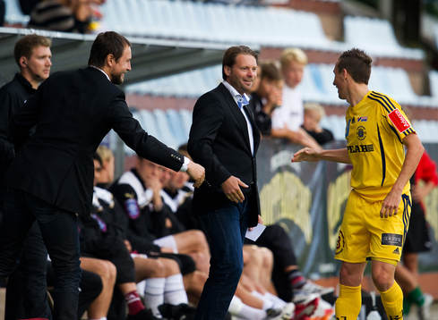 Martin Andersen med Christoffer Skoog och Joakim Persson,