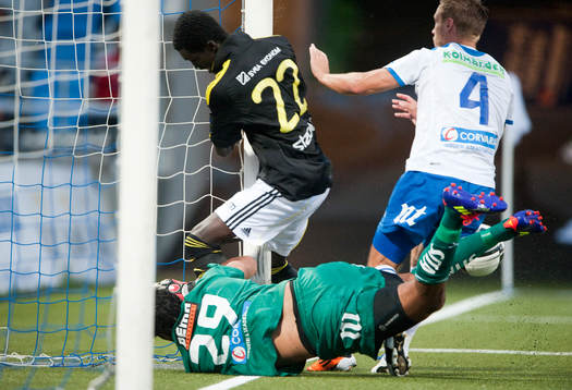 Kwame Karikari, AIK, i mål