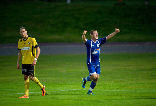 Kristian Eriksson, IFK Hässleholm, depp. Älmhult, jubel