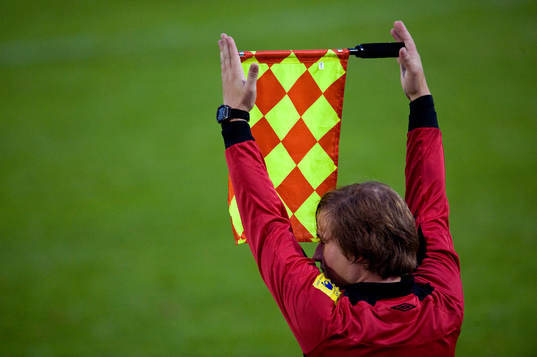 Genre, flagga, byte, linjeman, assisterande domare