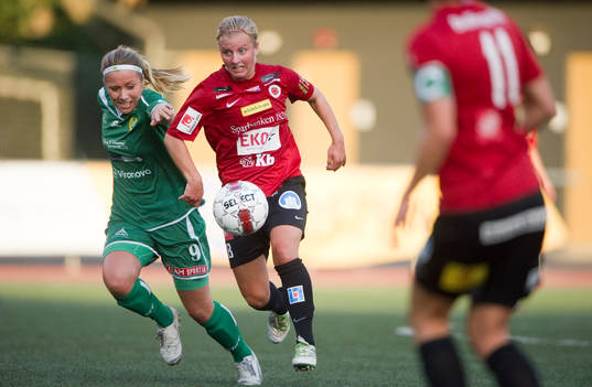 Matilda Agné, Hammarby och Gudny Björk Odinsdottir,