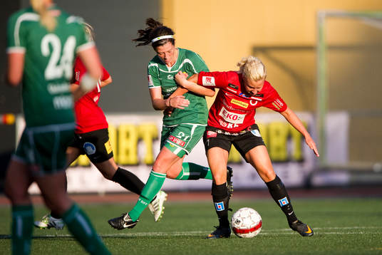 Kathleen E Kelly, Hammarby och Elin Nilsen, Kristianstad