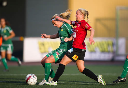 Matilda Agné, Hammarby och Gudny Björk Odinsdottir,