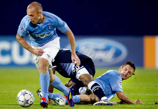 Fotboll, kval till Champions League, Dynamo Zagreb - Malmö