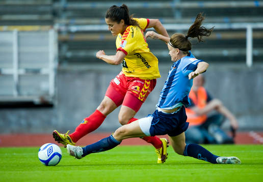 Madeleine Edlund, Tyresö och Katrin Jonsdottir, Djurgården