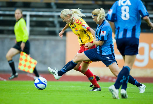 Josefine Öqvist,  Tyresö och Caroline Sjöblom,