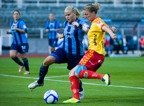 Sofia Nilsson, Djurgårde och Kirsten van de Ven, Tyresö