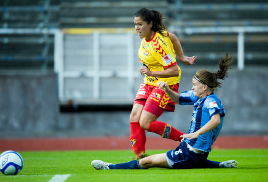 Madeleine Edlund, Tyresö och Katrin Jonsdottir, Djurgården