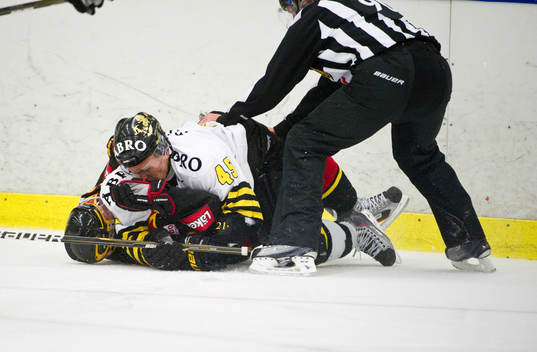 Niclas Andersén, Brynäs och Oskar Steen, AIK (Bråk,