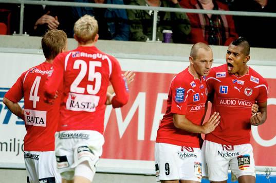 Stefan Larsson, Ricardo Santos, Kalmar, jubel