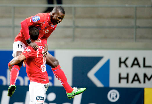 Abiola Dauda, Daniel Sobralense, Kalmar, jubel