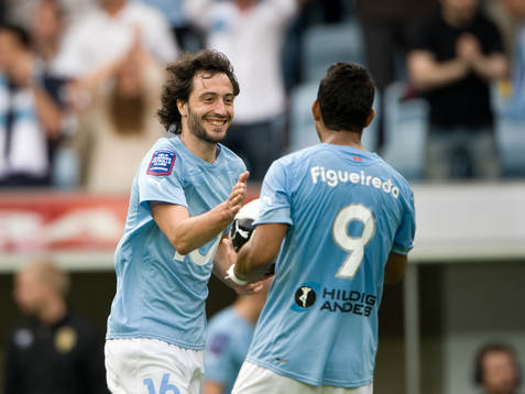 Yago Fernandez, Wilton Figueiredo, jubel, Malmö
