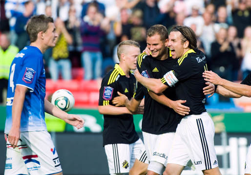 Robert Åhman-Persson och Nils-Eric Johansson, AIK