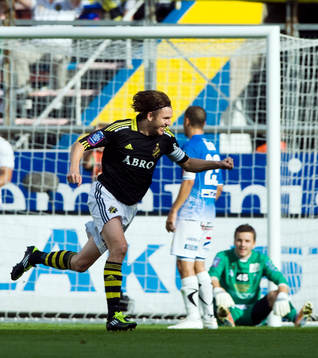 Nils-Eric Johansson, AIK, jubel
