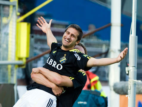 Gabriel Özkan, AIK, jubel