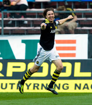 Nils-Eric Johansson, AIK, jubel