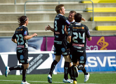 David Elm och Daniel Mobaeck, Elfsborg, jubel