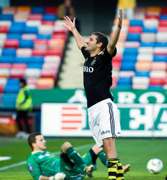 Gabriel Özkan, AIK, jubel
