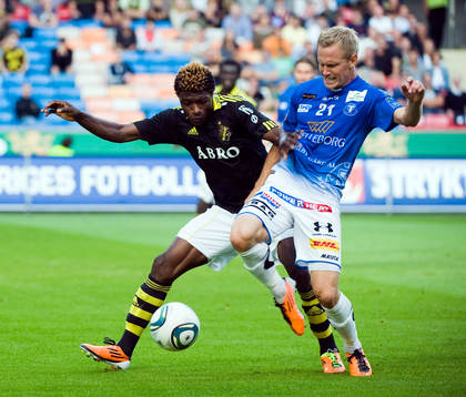 Mohamed Bangura, AIK och Magnus Andersson, Trelleborg