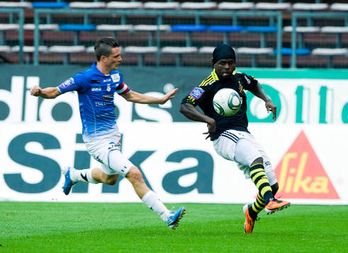 Kristian Haynes, Trelleborg och Martin Mutumba, AIK