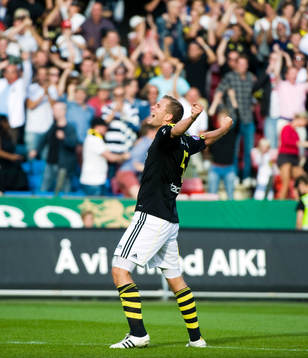 Robert Åhman-Persson, AIK, jubel
