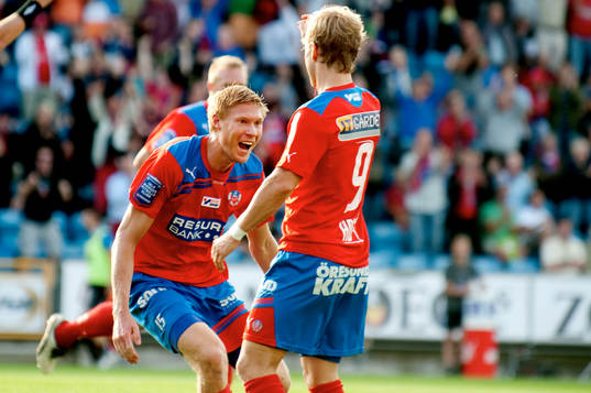 Markus Holgersson, Erik Sundin, Helsingborg, jubel