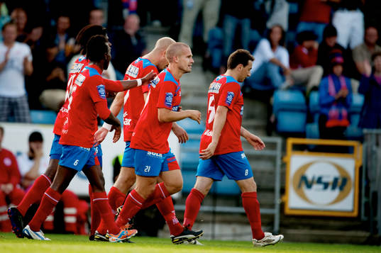 , May Mahlangu, Christoffer Andersson, Helsingborg, jubel