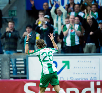 Simon Helg, Hammarby, jubel