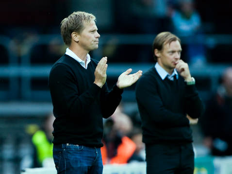 Roger Sandberg, tränare, Hammarby och Lars Ternström,