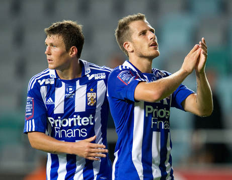 Dagens målskyttar, Hannes Stiller och Tobias Hysén