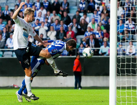 Hannes Stiller, IFK Göteborg, gör 3-0, Daniel Theorin,