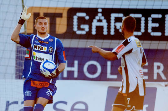 Ivo Vazgec, målvakt, Marcus Lantz, Landskrona