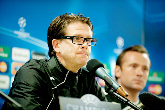Rikard Norling, tränare och Ulrich Vinzents