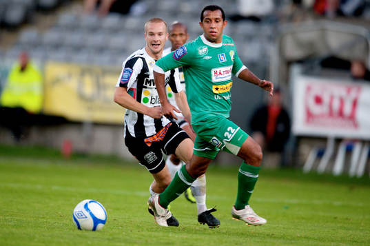 Fredirk Svanbäck,  Landskrona, Genalvo da Silva Oliviera,