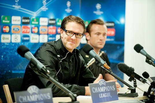 Rikard Norling, tränare och Ulrich Vinzents