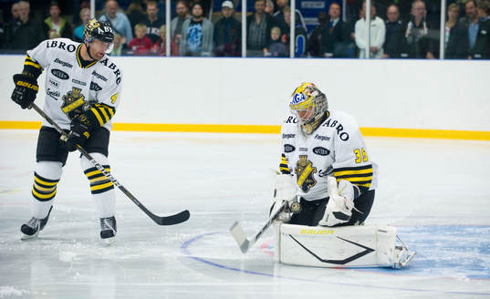 Fredrik Svensson och Markus Svensson, målvakt AIK