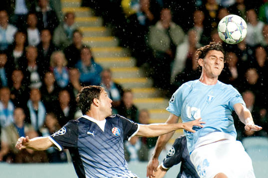 Fotboll, Champions League, Play-Off, Malmö FF - Dinamo