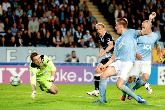 Fotboll, Champions League, Play-Off, Malmö FF - Dinamo
