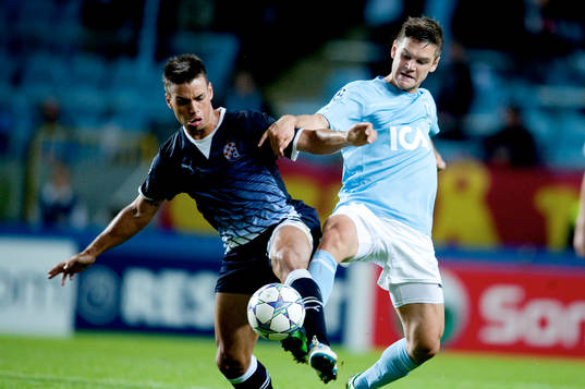 Fotboll, Champions League, Play-Off, Malmö FF - Dinamo