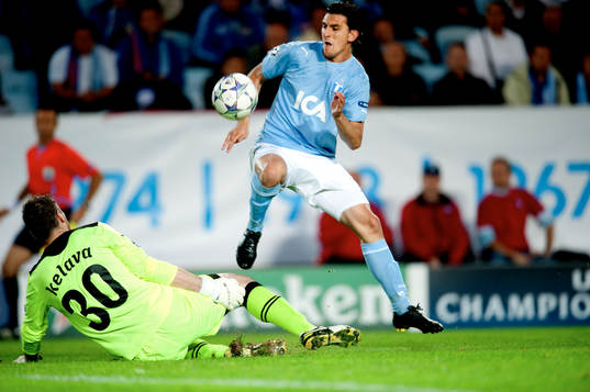 Fotboll, Champions League, Play-Off, Malmö FF - Dinamo