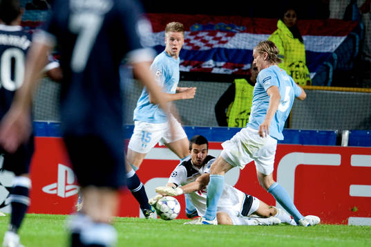 Fotboll, Champions League, Play-Off, Malmö FF - Dinamo