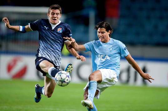 Fotboll, Champions League, Play-Off, Malmö FF - Dinamo