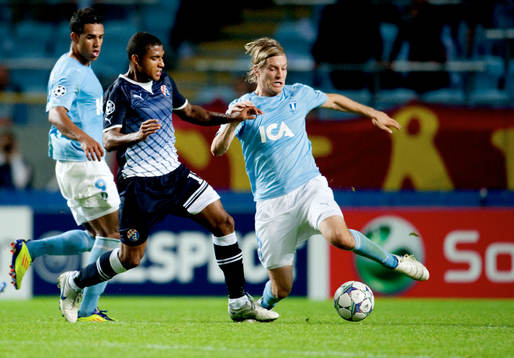 Fotboll, Champions League, Play-Off, Malmö FF - Dinamo