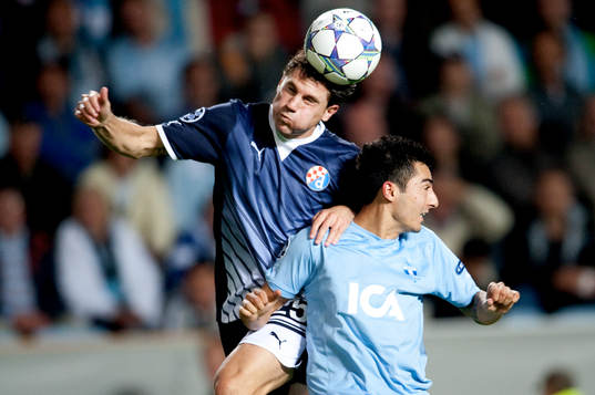 Fotboll, Champions League, Play-Off, Malmö FF - Dinamo