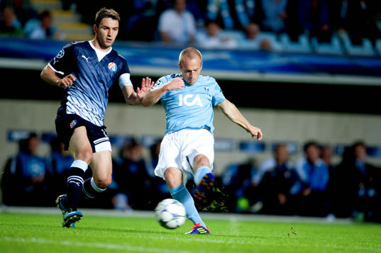 Fotboll, Champions League, Play-Off, Malmö FF - Dinamo
