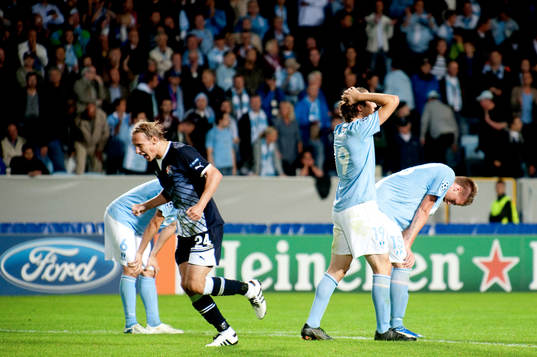 Fotboll, Champions League, Play-Off, Malmö FF - Dinamo