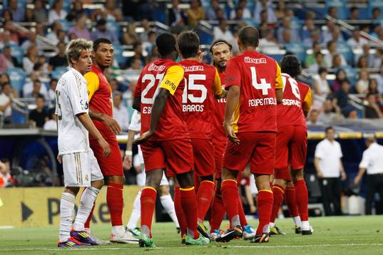 Fotboll, vänskapsmatch, Real Madrid - Galatasaray