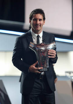 Leo Messi, valdes till  UEFA Footballer