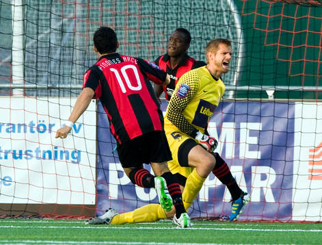 Saihou Jagne, Brommapojkarna och Oscar Berglund, målvakt,